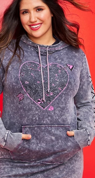 Betsey Johnson Hoodie Mini Dress - Picture 6 of 8